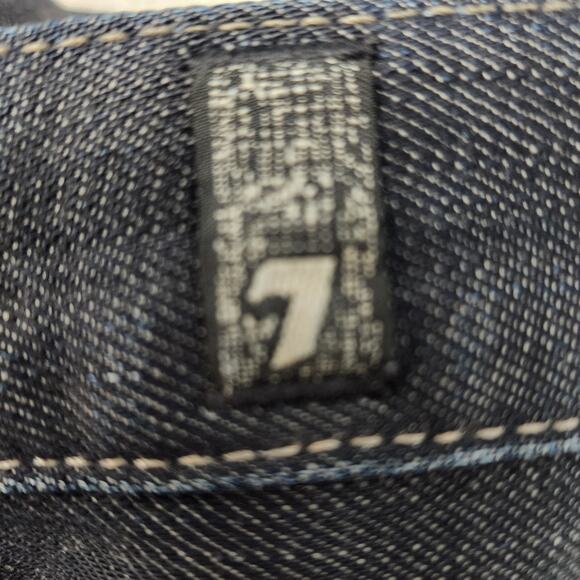 7For All Mankind Standard Straight Size 34 Buttonfly - Picture 9 of 9